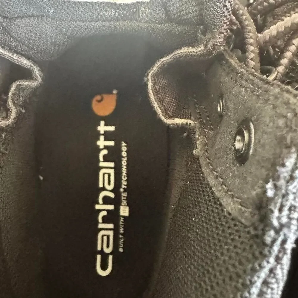 Carhartt Men's Black and Grey Boots